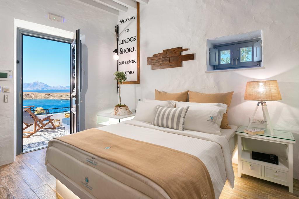 Lindos Shore Superior Studio (Adults Only) מראה חיצוני תמונה